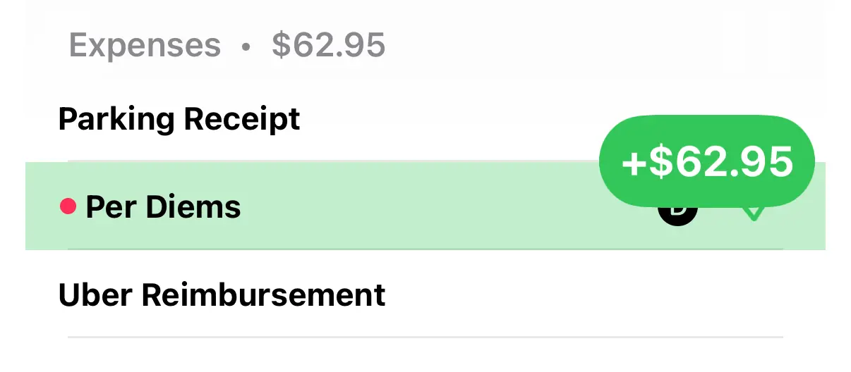 Expenses With Override