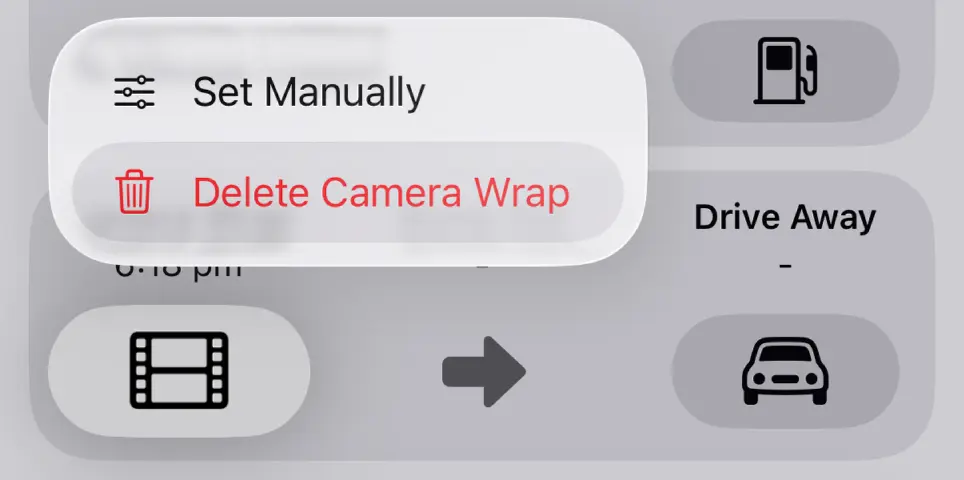 Delete Camera Wrap